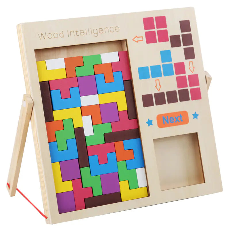 3D Tetris Logic Game for Two Players - Educational Toy
