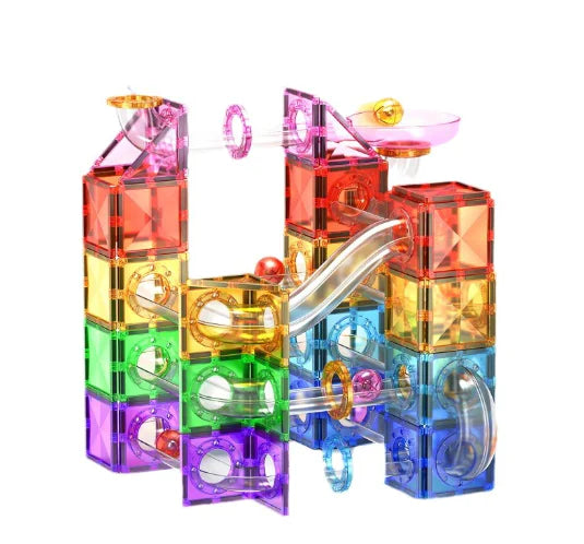 Montessori Magnetic Tiles for Toddlers (100 Pieces)