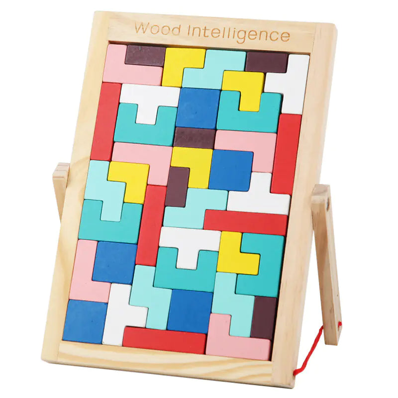 3D Tetris Logic Game for Two Players - Educational Toy