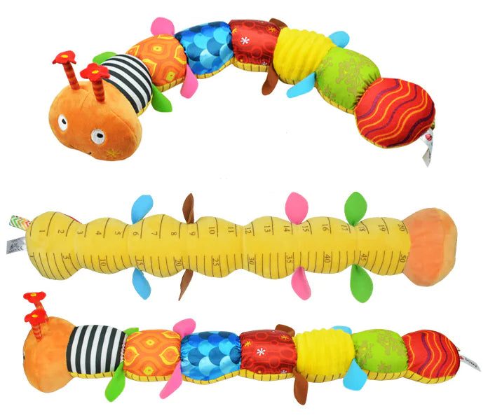 Multifunctional Musical Caterpillar Height Measure Plush Toy