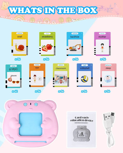 Talking English Flash Cards for Kids – Fun & Educational Learning Toy