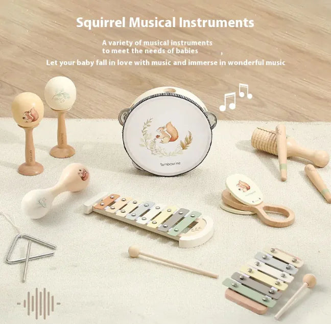 Baby Wooden Musical Toy Set